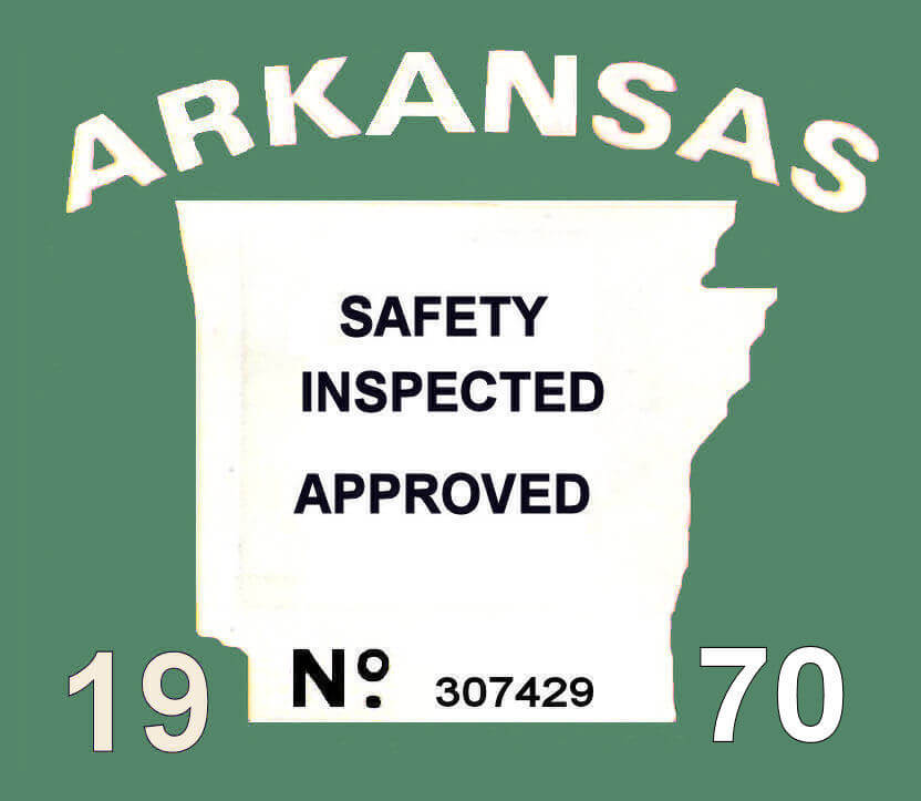 (image for) 1970 Arkansas safety Inspection